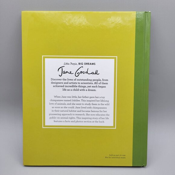 Little People Big Dreams Jane Goodall Childrens Book Hardcover Illustrated - Picture 3 of 7